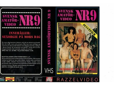 Sv. Amatörvideo  Nr  9  Instick  VHS